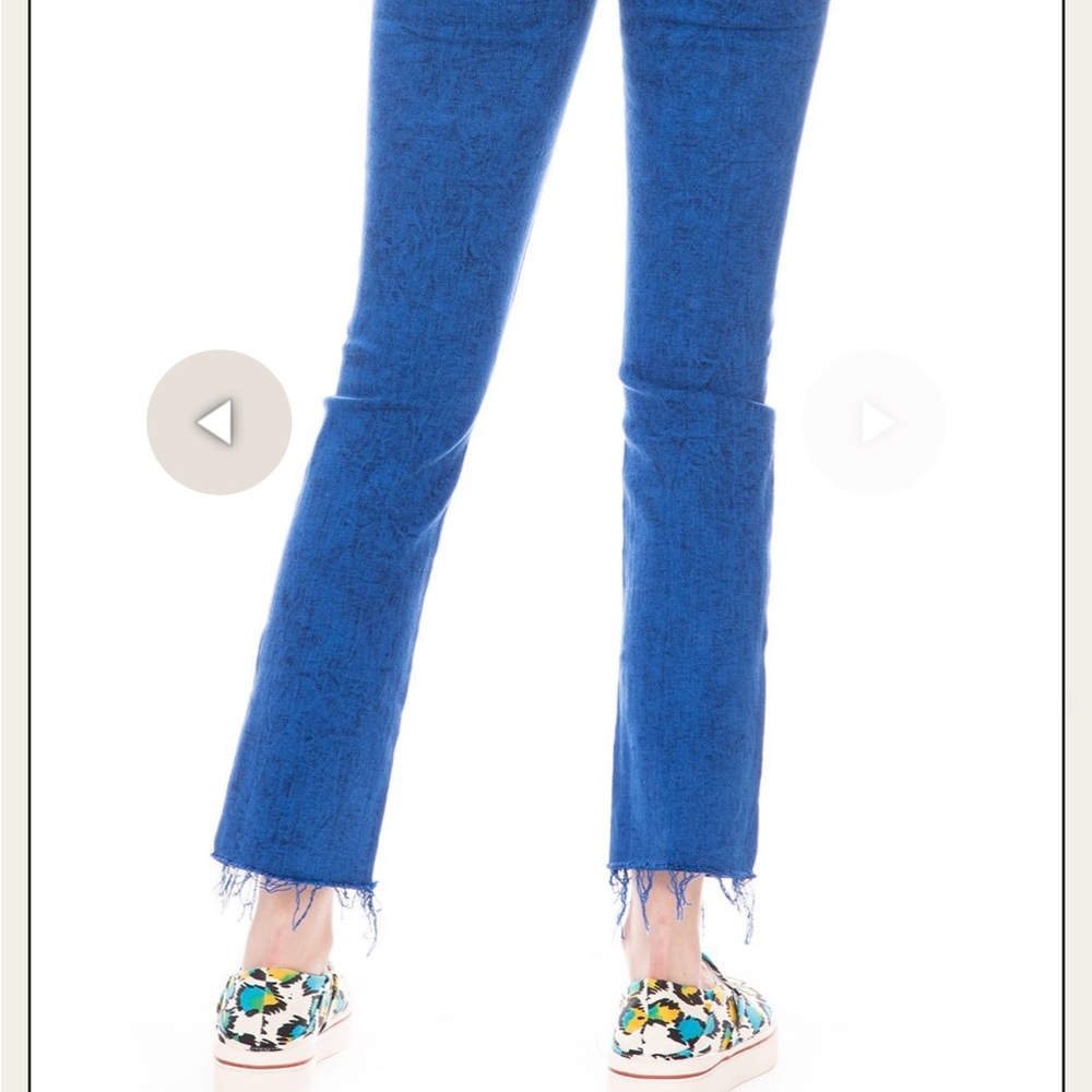 NWOT MOTHER DENIM The Rascal Ankle Fray, Love on the Rocks, Size 28 - Picture 4 of 15
